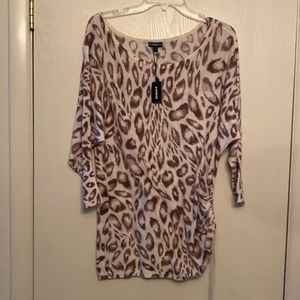 Leopard print top